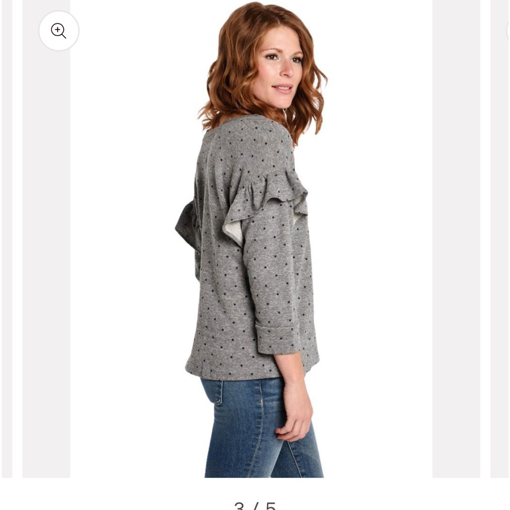 Current/Elliot The Ruffle Sweatshirt - Picture 4 of 4